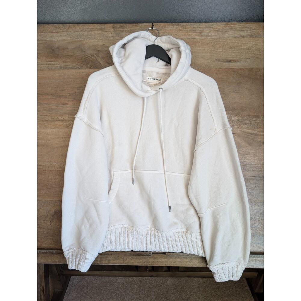 We The Free Hoodie Womens XS Slightly Pink Oversized Long Sleeve Drawstring NWT